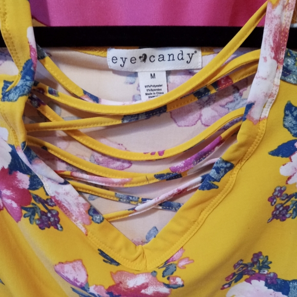 Rue 21, Medium, Yellow floral - Picture 2 of 3